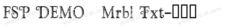 FSP DEMO   Mrbl Txt字体转换